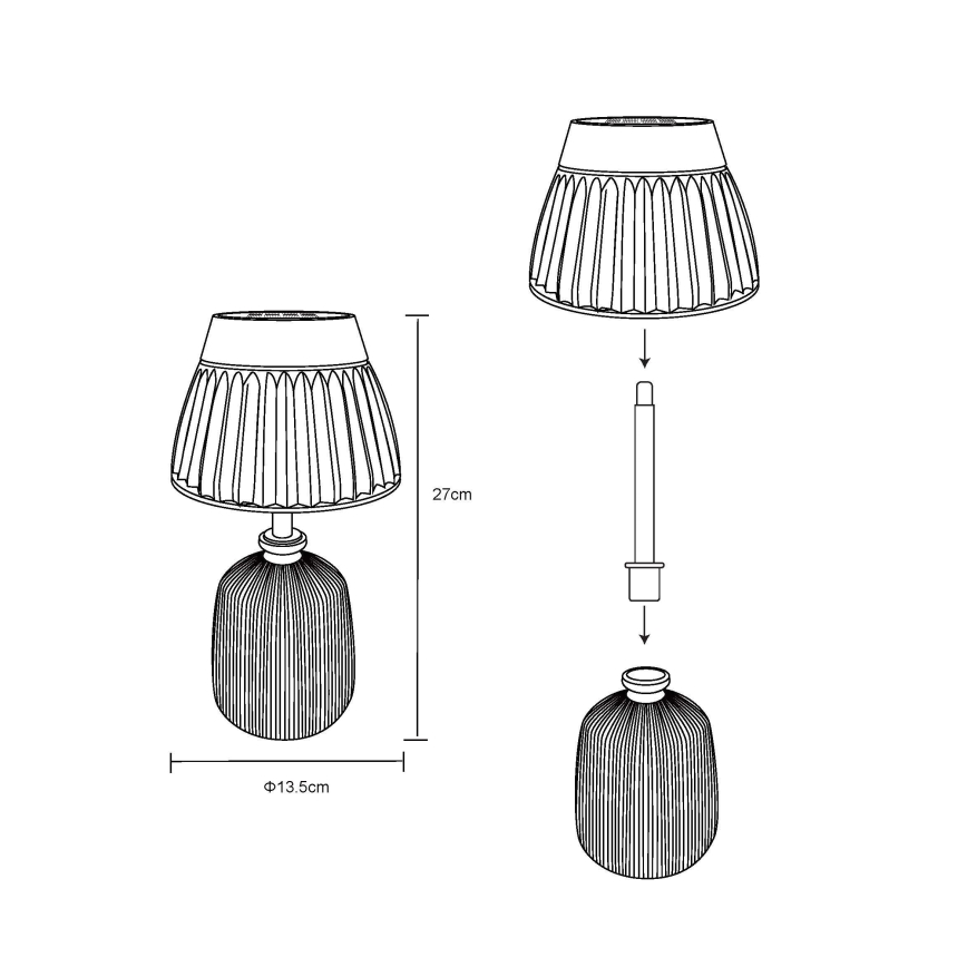 Globo - LED Solarna lampa 10xLED/0,06W/3V IP44 400 mAh