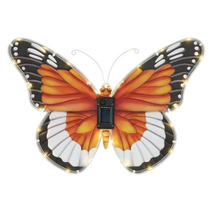 Globo - LED solarna svjetiljka LED/3V IP44 200 mAh leptir
