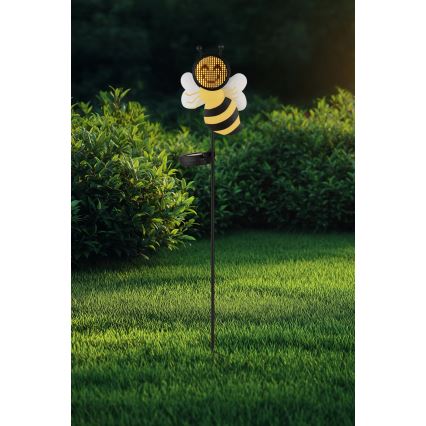 Globo - LED solarna svjetiljka 200xLED/3V IP44 600 mAh pčela