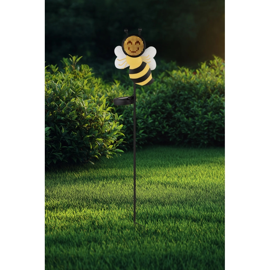 Globo - LED solarna svjetiljka 200xLED/3V IP44 600 mAh pčela