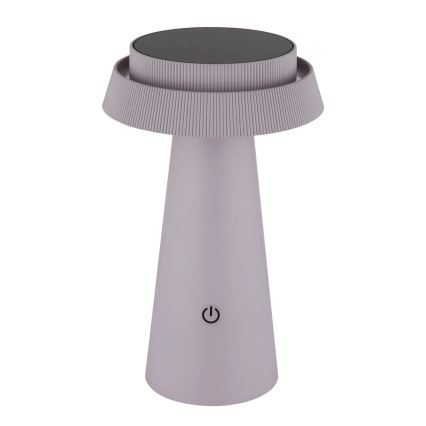Globo - LED Prigušiva solarna dodirna lampa LED/4W/3,7W IP54 ružičasta