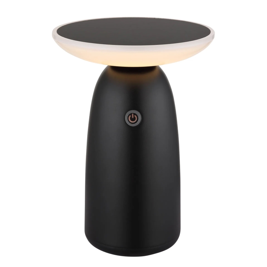 Globo - LED Prigušiva solarna dodirna lampa LED/10W/3,7V IP54 crna
