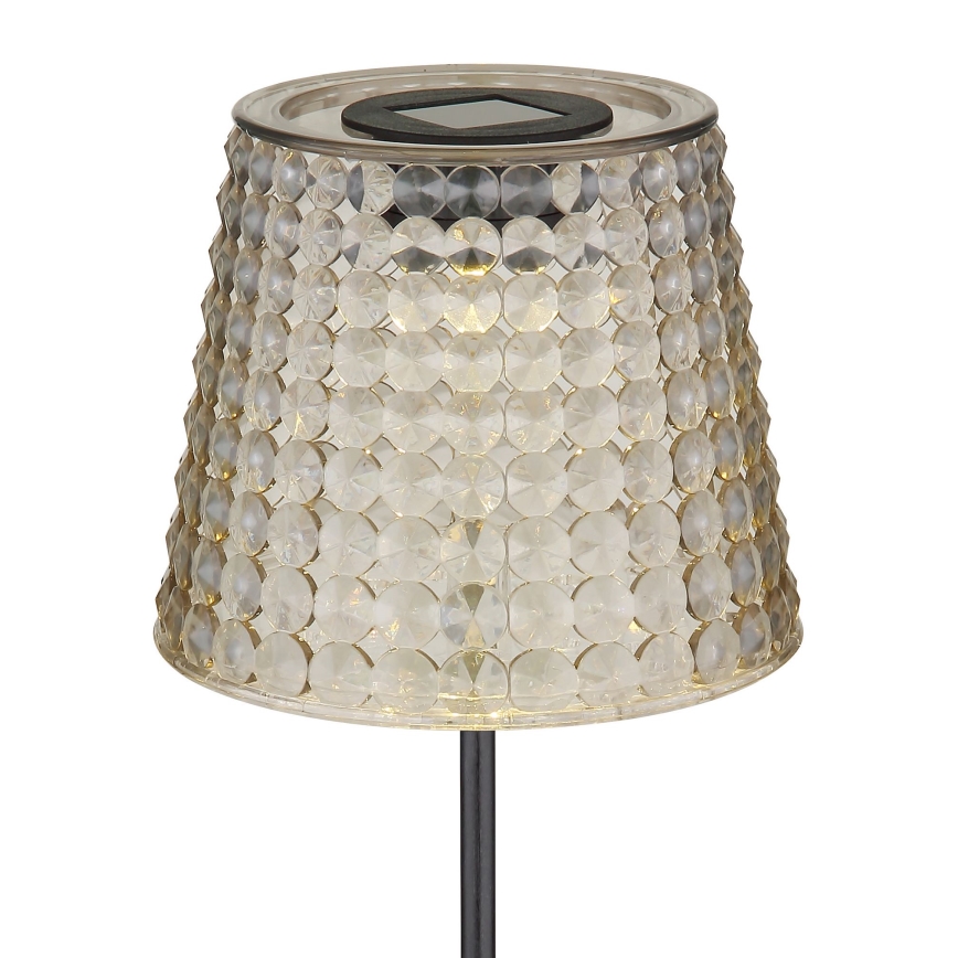 Globo - SET 2x LED Solarna svjetiljka LED/0,06W/3V IP44 siva