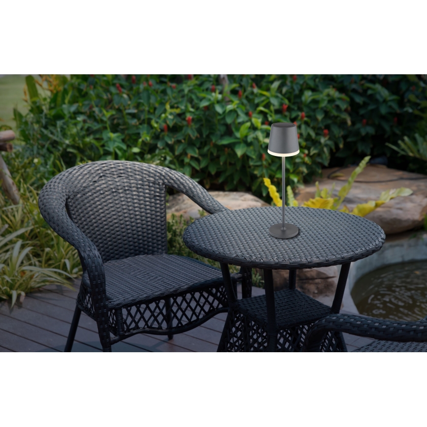 Globo - LED Solarna svjetiljka LED/0,6W/3V 3000K IP44 1200 mAh antracit