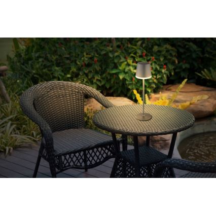 Globo - LED Solarna svjetiljka LED/0,6W/3V 3000K IP44 1200 mAh antracit