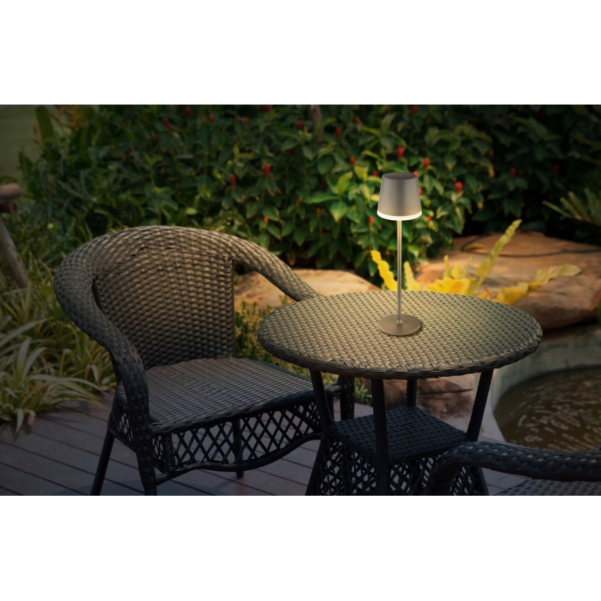 Globo - LED Solarna svjetiljka LED/0,6W/3V 3000K IP44 1200 mAh antracit