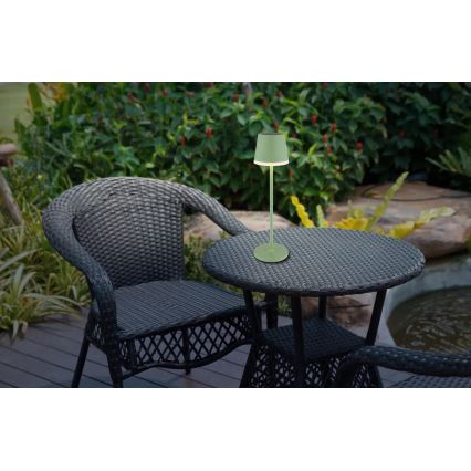 Globo - LED Solarna svjetiljka LED/0,06W/3V 3000K IP44 zelena