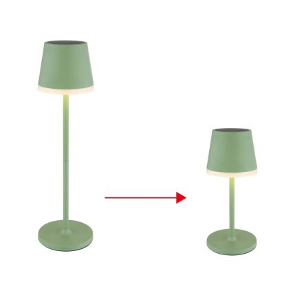 Globo - LED Solarna svjetiljka LED/0,06W/3V 3000K IP44 zelena