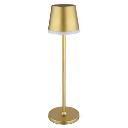 Globo - LED Solarna svjetiljka LED/0,6W/3V 3000K IP44 zlatna