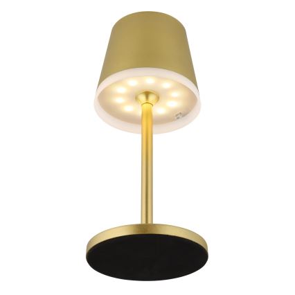 Globo - LED Solarna svjetiljka LED/0,6W/3V 3000K IP44 zlatna