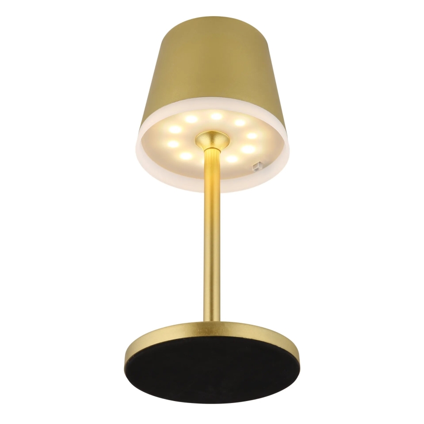 Globo - LED Solarna svjetiljka LED/0,6W/3V 3000K IP44 zlatna