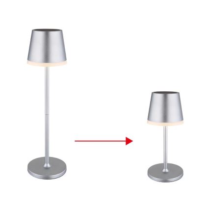 Globo - LED Solarna svjetiljka LED/0,6W/3V 3000K IP44 mat krom