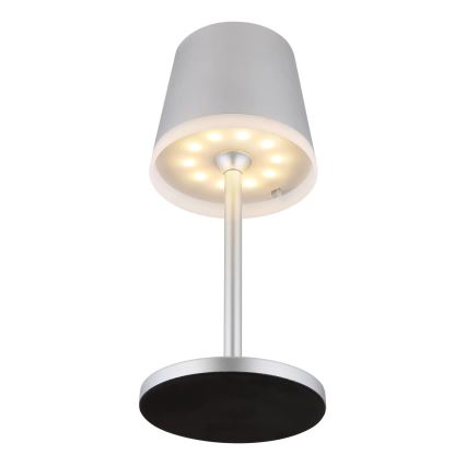 Globo - LED Solarna svjetiljka LED/0,6W/3V 3000K IP44 mat krom