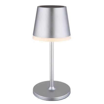 Globo - LED Solarna svjetiljka LED/0,6W/3V 3000K IP44 mat krom