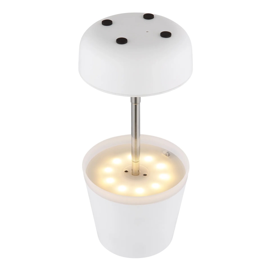 Globo - LED Solarna lampa 10xLED/0,06W/3V IP44 800 mAh bijela