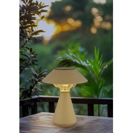 Globo - LED Solarna lampa 10xLED/0,06W/1,2V IP44 smeđa