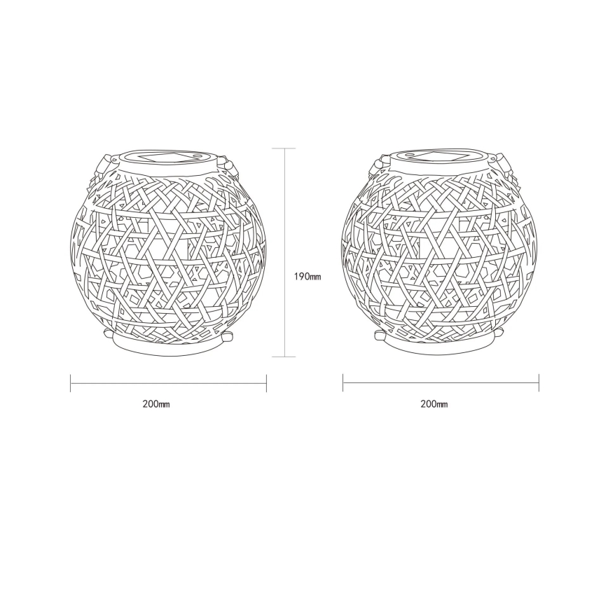 Globo - LED Solarna svjetiljka LED/0,02W/3V IP44 300 mAh