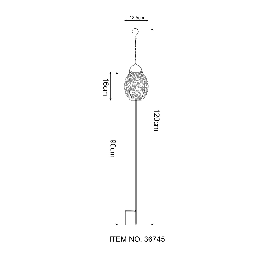 Globo - LED Solarna svjetiljka 3u1 LED/0,06W/3,2V 3000K IP44