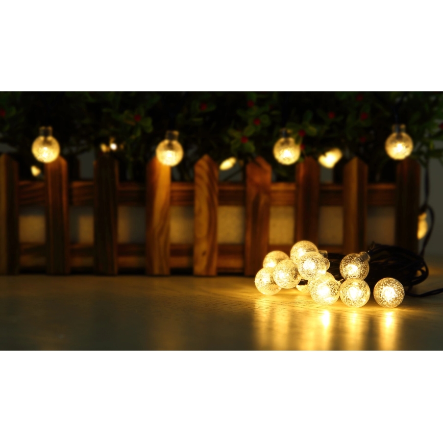 Globo - LED Solarni lanac 20xLED/0,06W/3,2V 285 cm IP44 600 mAh