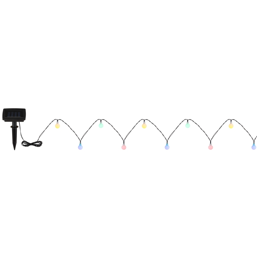 Globo - LED solarni niz 20xLED/1,2V IP44 300 mAh 5,8 m