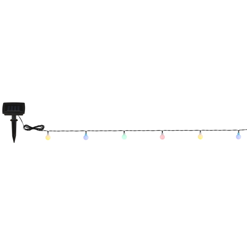 Globo - LED solarni niz 20xLED/1,2V IP44 300 mAh 5,8 m