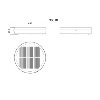Globo - LED Prijenosna solarna svjetiljka LED/3W/3,7V IP54 2200 mAh