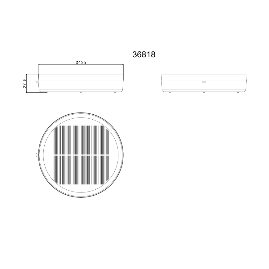 Globo - LED Prijenosna solarna svjetiljka LED/3W/3,7V IP54 2200 mAh