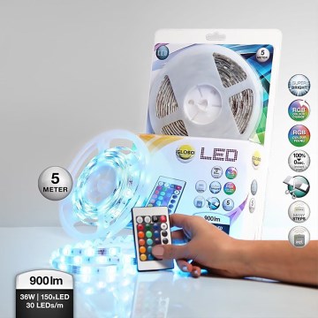 Globo 38990 - RGB LED traka za kupaonicu LED BAND 150xLED/0,16W IP44