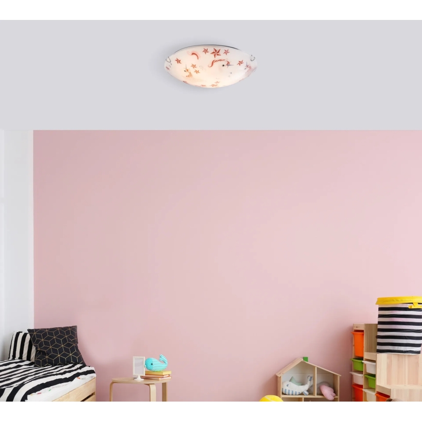 Globo - Stropna svjetiljka 2xE27ILLUS/60W/230V promjer 40 cm