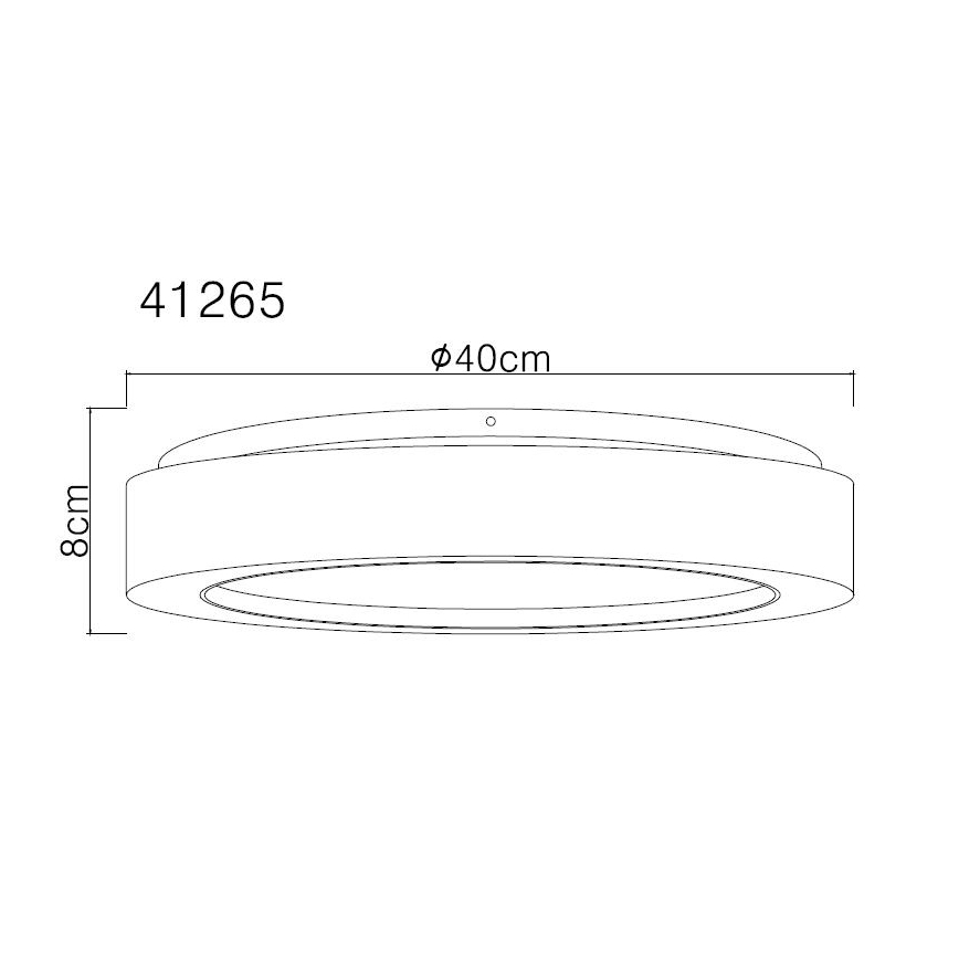 Globo - LED Stropna svjetiljka LED/24W/230V pr. 40 cm 3000K bijela