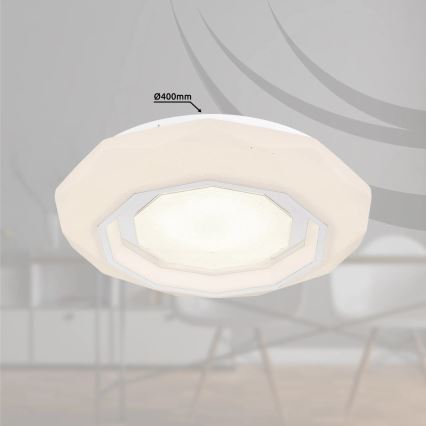 Globo - LED stropna svjetiljka s prigušivanjem LED/24W/230V 2700-6500K + daljinski upravljač