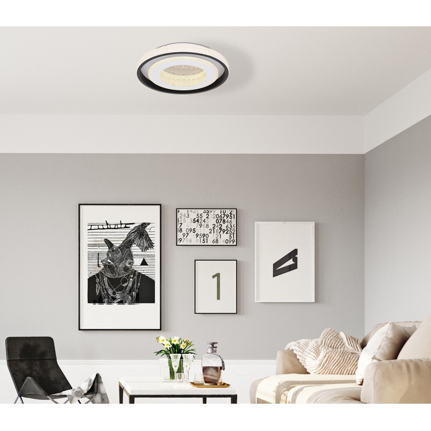 Globo - LED Prigušiva stropna svjetiljka LED/52W/230V 2700-6000K + daljinski upravljač