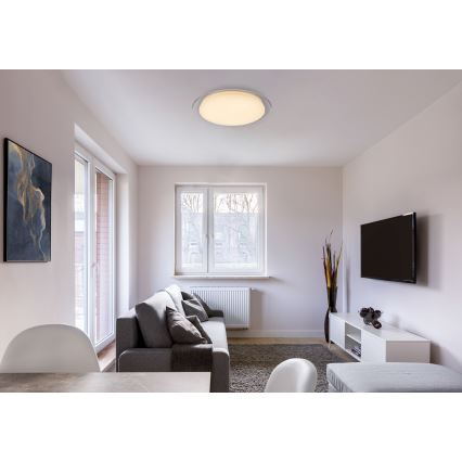 Globo - LED Prigušiva stropna svjetiljka LED/30W/230V 3000-6500K + daljinski upravljač