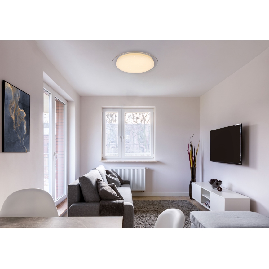 Globo - LED Prigušiva stropna svjetiljka LED/30W/230V 3000-6500K + daljinski upravljač