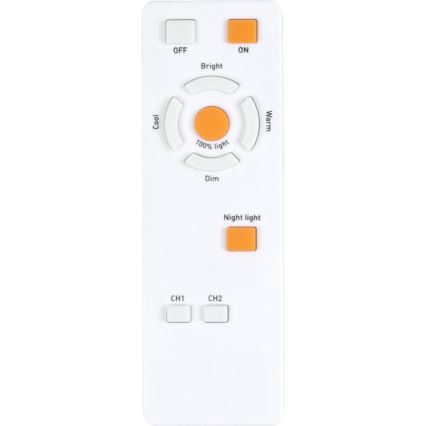 Globo - LED Prigušiva stropna svjetiljka LED/30W/230V 3000-6500K + daljinski upravljač