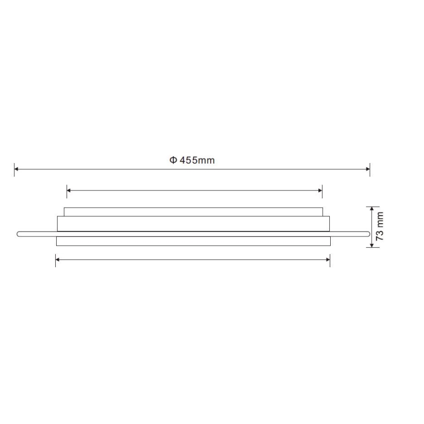 Globo - LED Prigušiva stropna svjetiljka LED/30W/230V 3000-6500K + daljinski upravljač