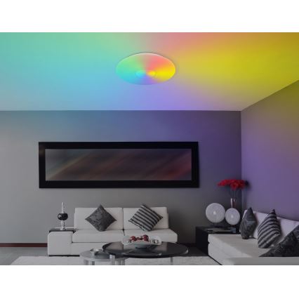 Globo - LED RGBW Prigušiva stropna svjetiljka LED/40W/230V 3000-6500K + daljinski upravljač