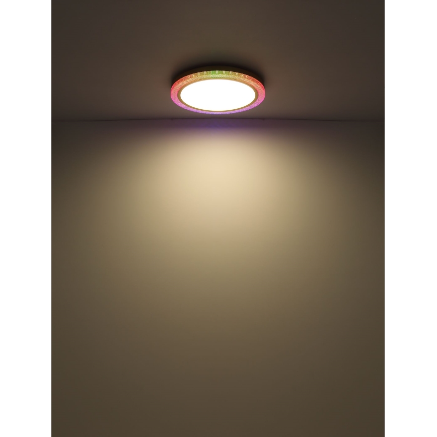 Globo - LED RGBW Prigušiva stropna svjetiljka LED/20W/230V 2700-6500K + daljinski upravljač