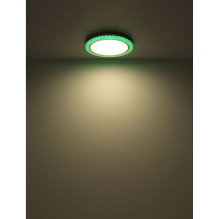 Globo - LED RGBW Prigušiva stropna svjetiljka LED/20W/230V 2700-6500K + daljinski upravljač