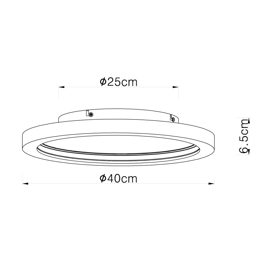 Globo - LED RGBW Prigušiva stropna svjetiljka LED/24W/230V 2700-6000K + daljinski upravljač