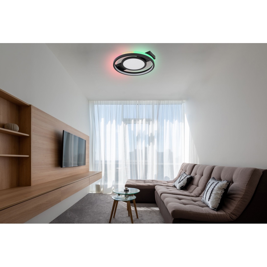 Globo - LED RGBW Prigušiva stropna svjetiljka LED/40W/230V 3000-6500K + daljinski upravljač