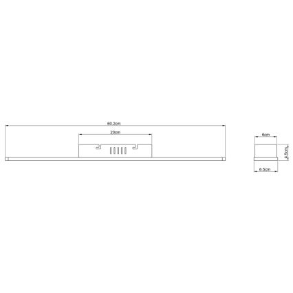 Globo - LED Stropna svjetiljka za kupaonicu LED/12W/230V IP44