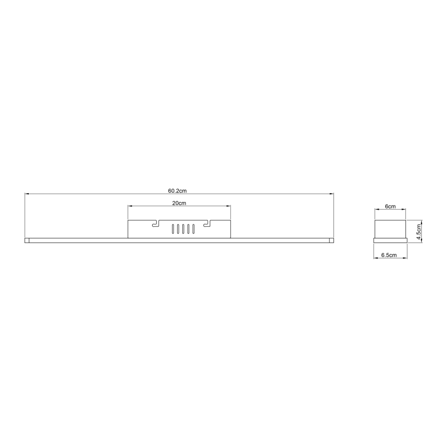 Globo - LED Stropna svjetiljka za kupaonicu LED/12W/230V IP44