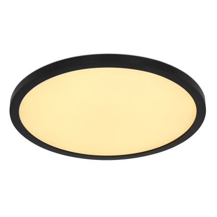 Globo - LED RGB Prigušiva stropna svjetiljka za kupaonicu LED/18W/230V 3000-6000K + daljinski upravljač IP44 crna