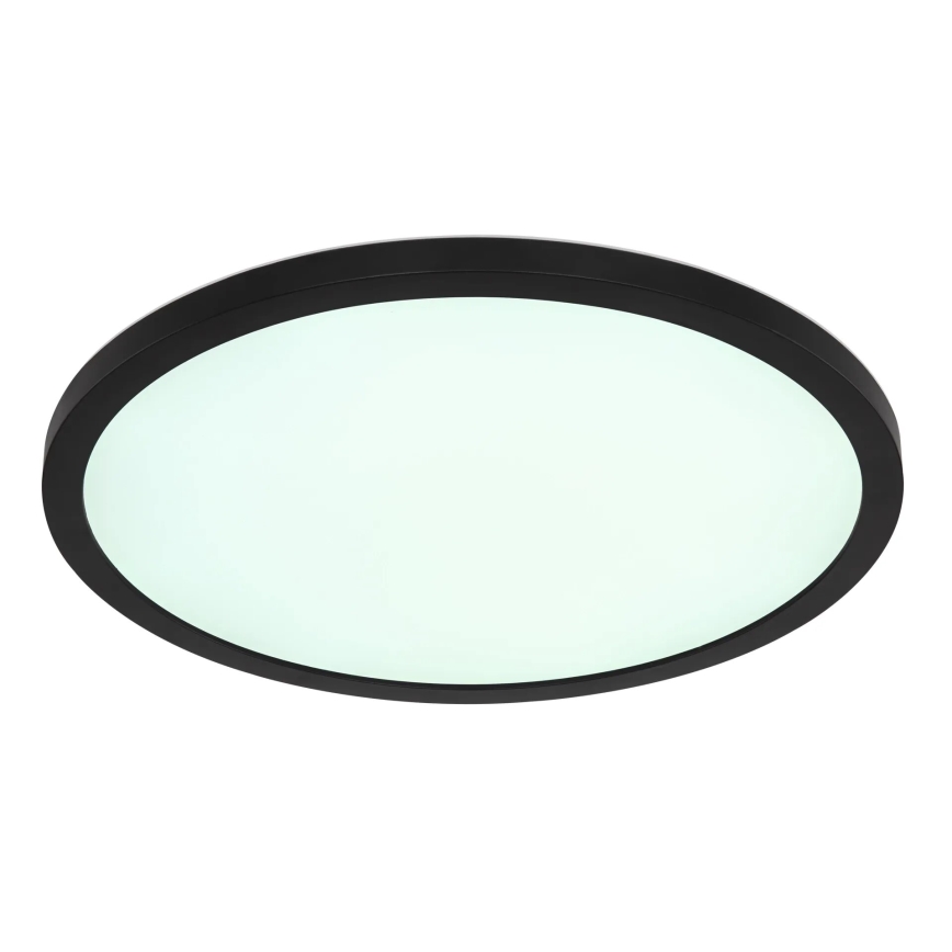 Globo - LED RGB Prigušiva stropna svjetiljka za kupaonicu LED/18W/230V 3000-6000K + daljinski upravljač IP44 crna