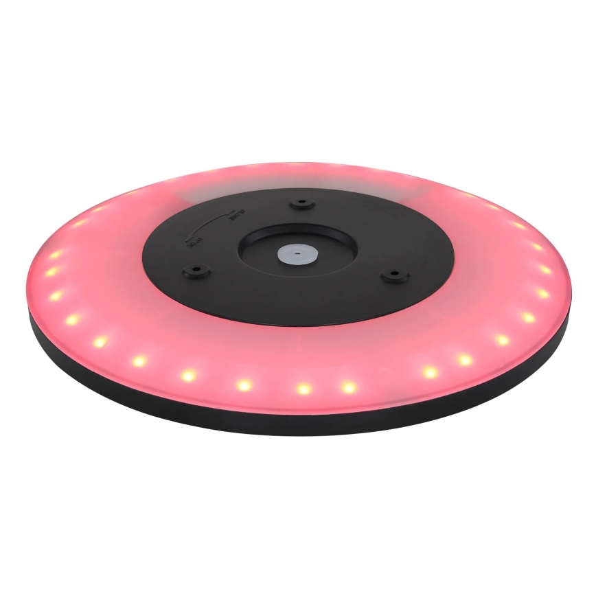 Globo - LED RGB Prigušiva stropna svjetiljka za kupaonicu LED/18W/230V 3000-6000K + daljinski upravljač IP44 crna