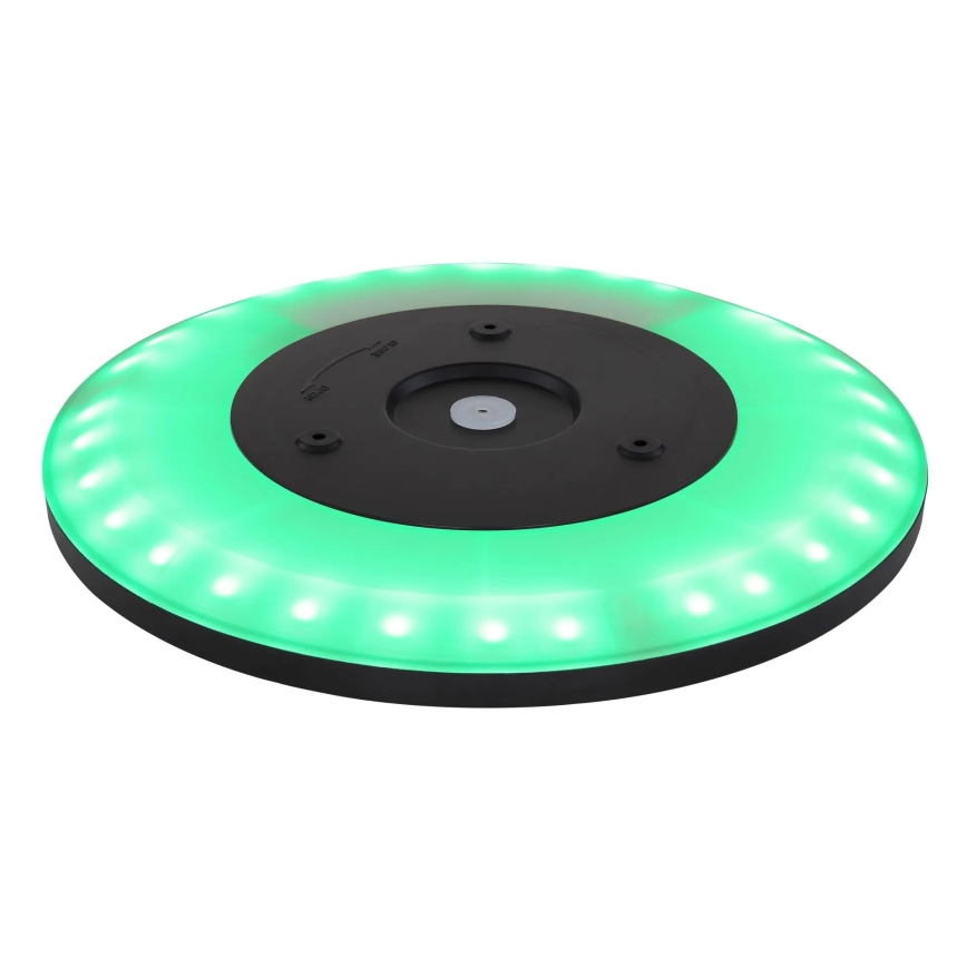 Globo - LED RGB Prigušiva stropna svjetiljka za kupaonicu LED/18W/230V 3000-6000K + daljinski upravljač IP44 crna
