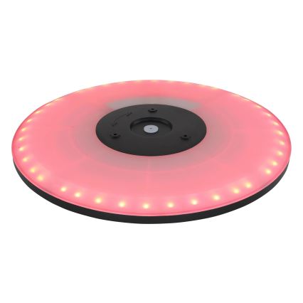 Globo - LED RGB stropna svjetiljka za kupaonicu s prigušivanjem LED/21W/230V 3000-6000K + daljinski upravljač IP44 crna