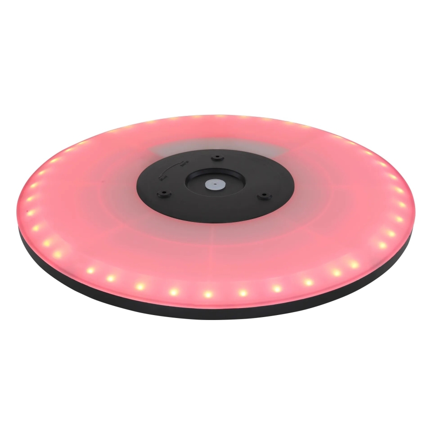 Globo - LED RGB stropna svjetiljka za kupaonicu s prigušivanjem LED/21W/230V 3000-6000K + daljinski upravljač IP44 crna