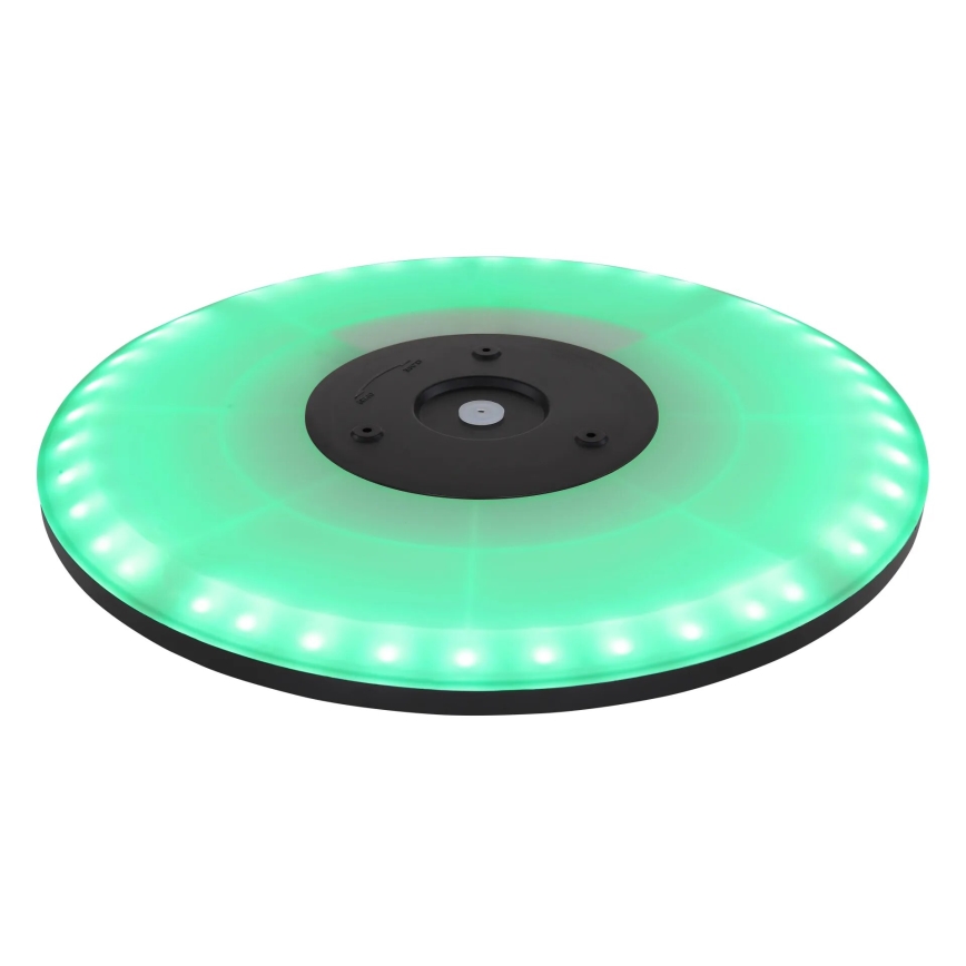 Globo - LED RGB stropna svjetiljka za kupaonicu s prigušivanjem LED/21W/230V 3000-6000K + daljinski upravljač IP44 crna